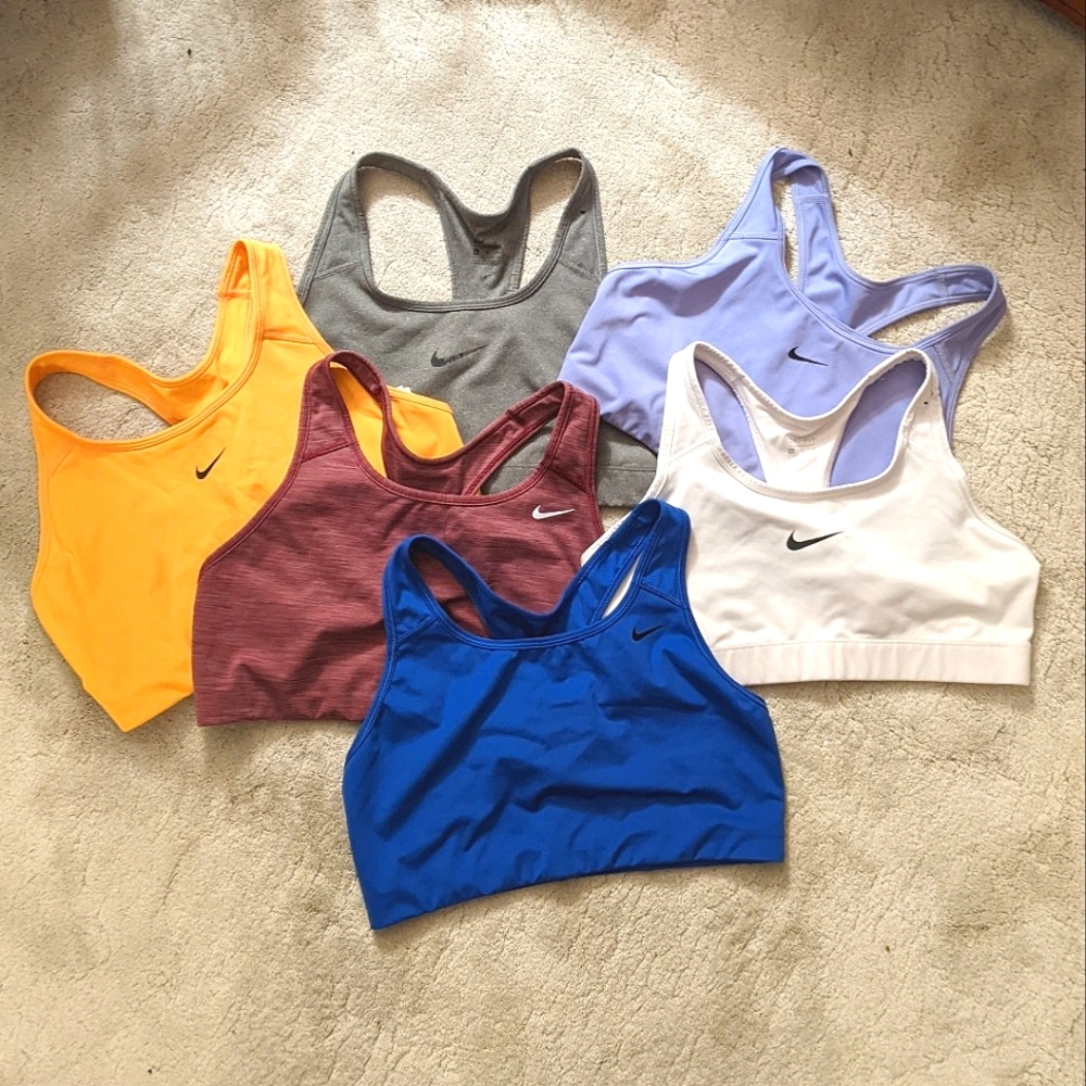 6 Nike Dri Fit Sports Bra Bundle